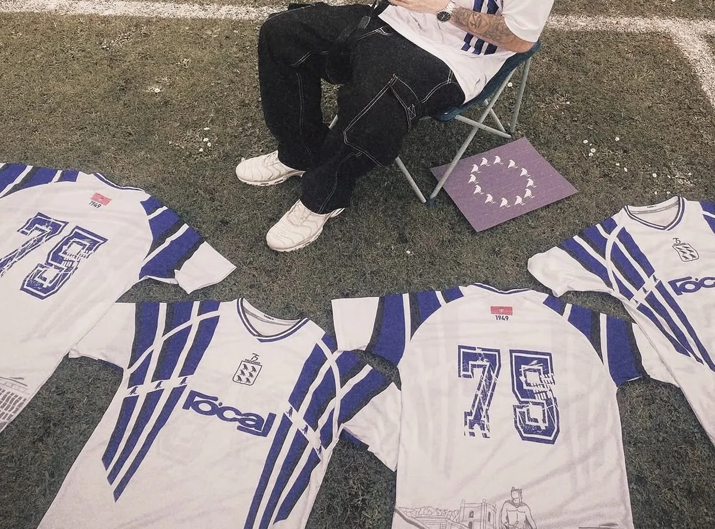 LOCALNV x CD Praviano, camisetas conmemorativas del 75 aniversario