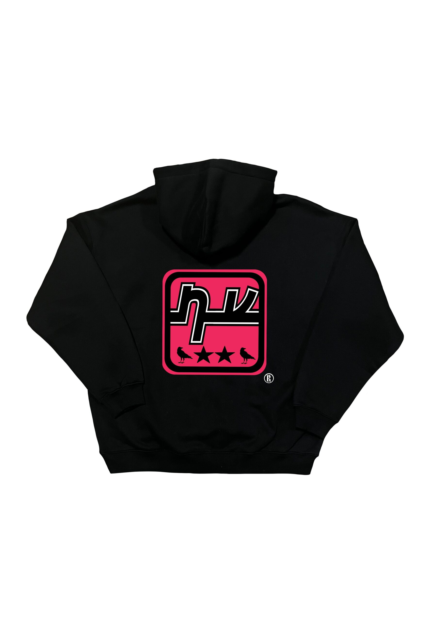 Sudadera negra con capucha localnv 010DROP