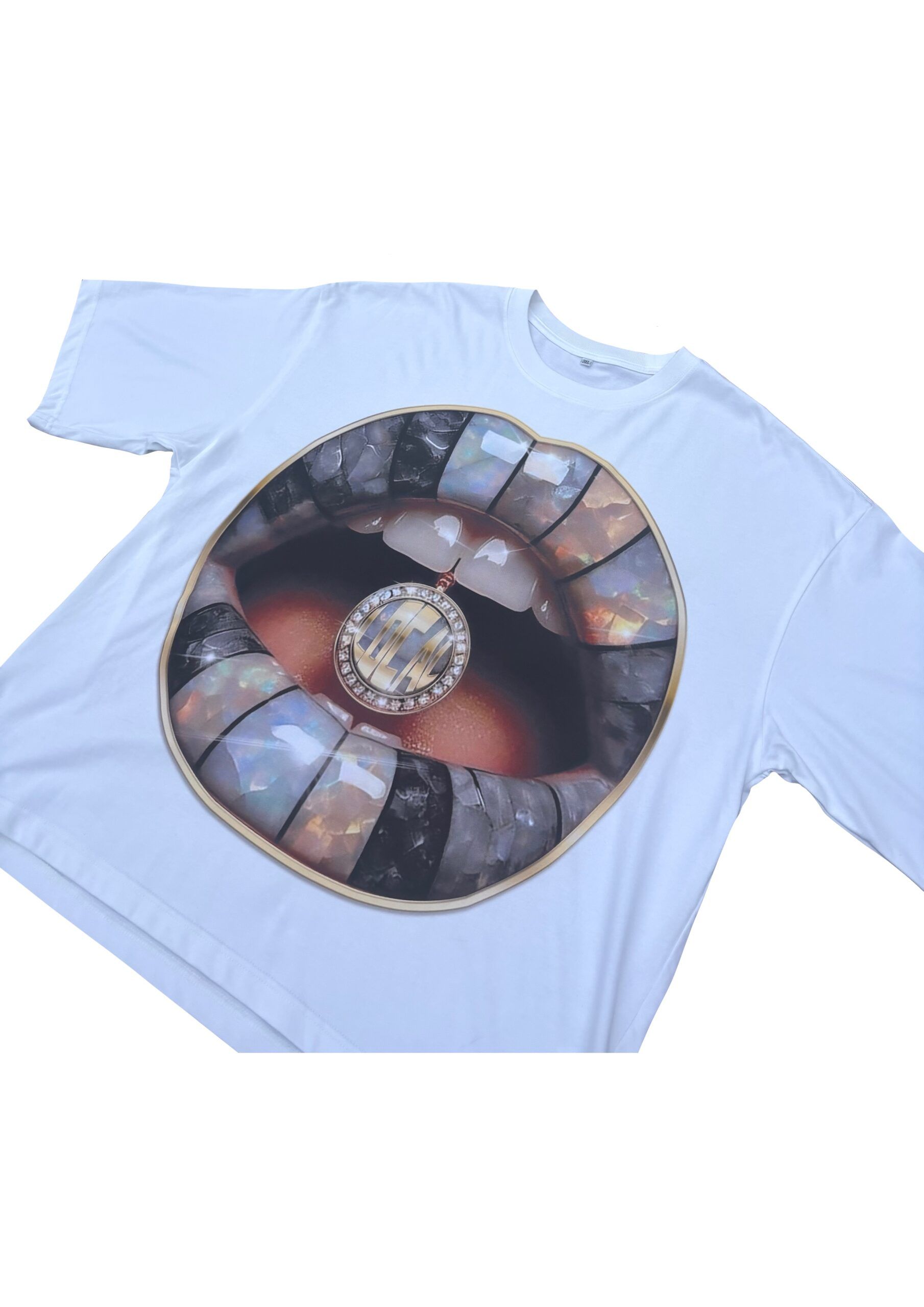011DROP CAMISETA BLANCA CROPPED - Imagen 2