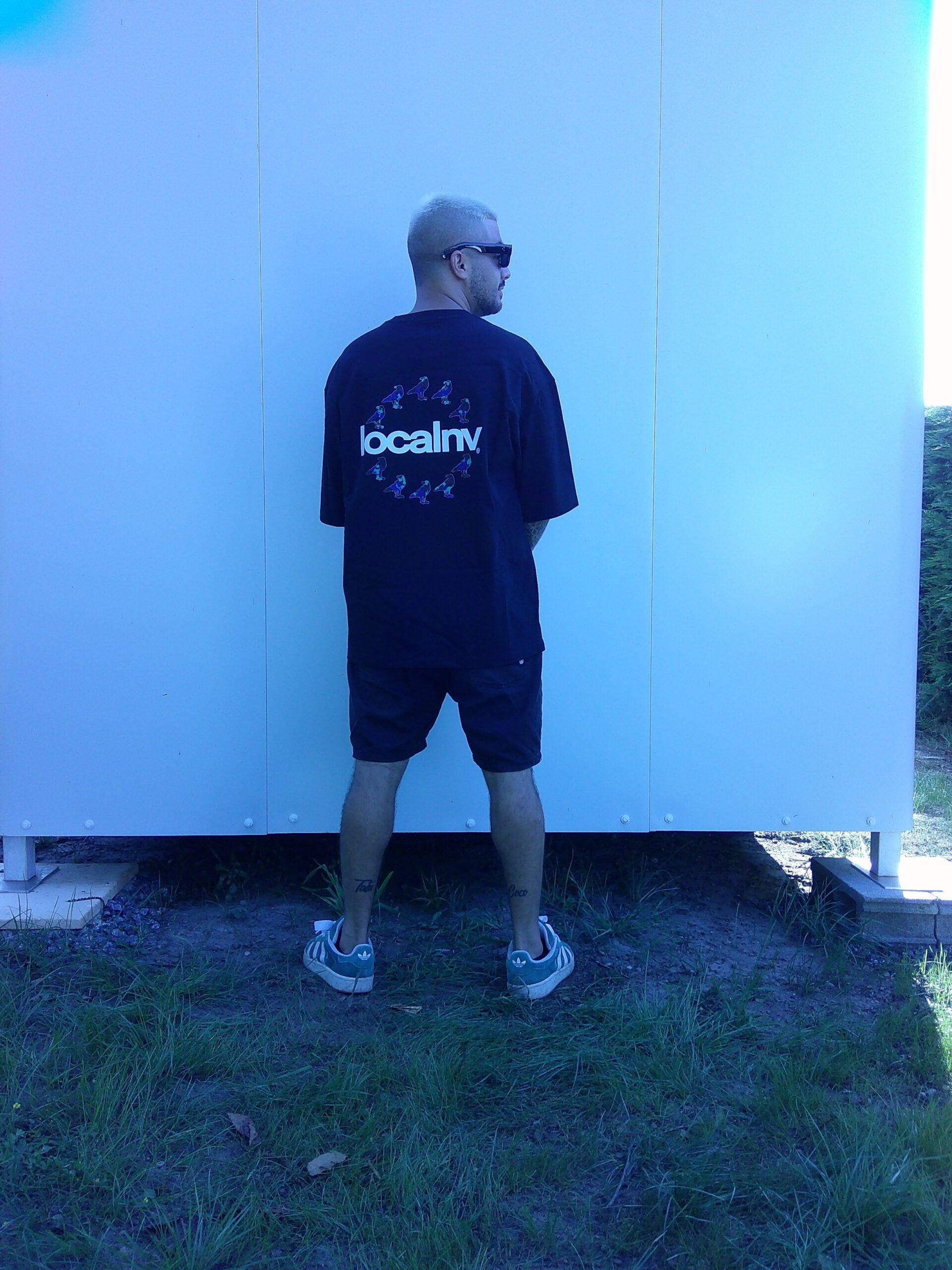 011DROP BLUE RAVEN CAMISETA NEGRA - Imagen 3