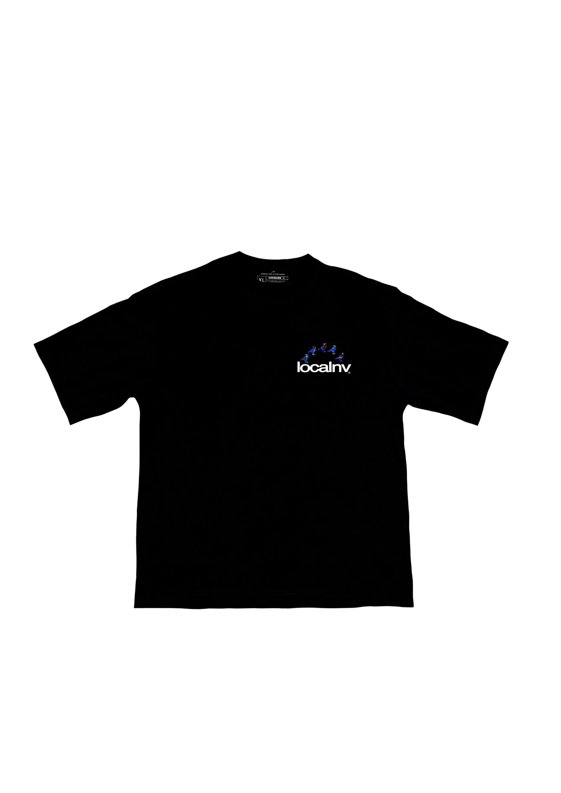 011DROP BLUE RAVEN CAMISETA NEGRA - Imagen 2