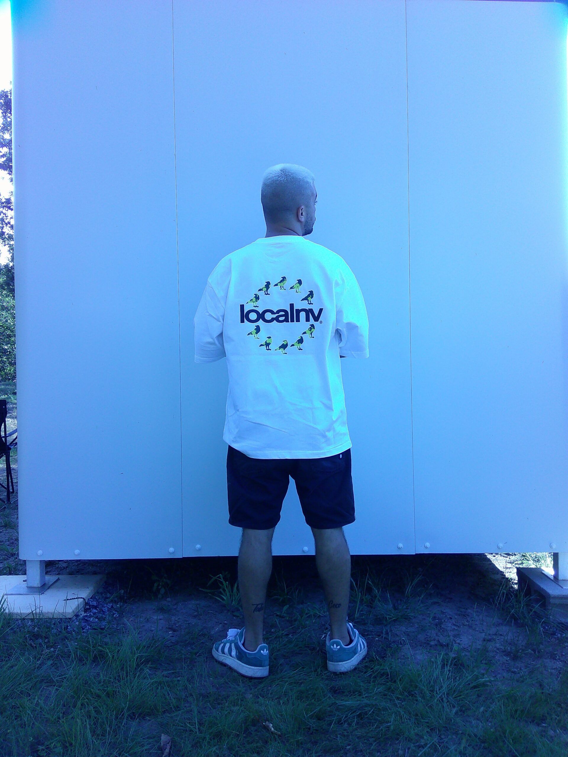 011DROP YELLOW RAVEN CAMISETA BLANCA - Imagen 4