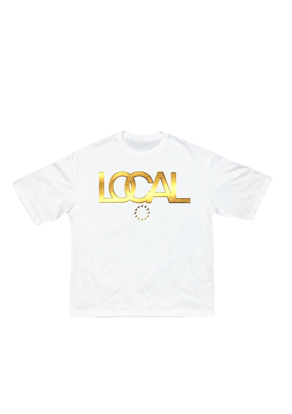 010DROP Golden Camiseta Blanca, LOCALNV