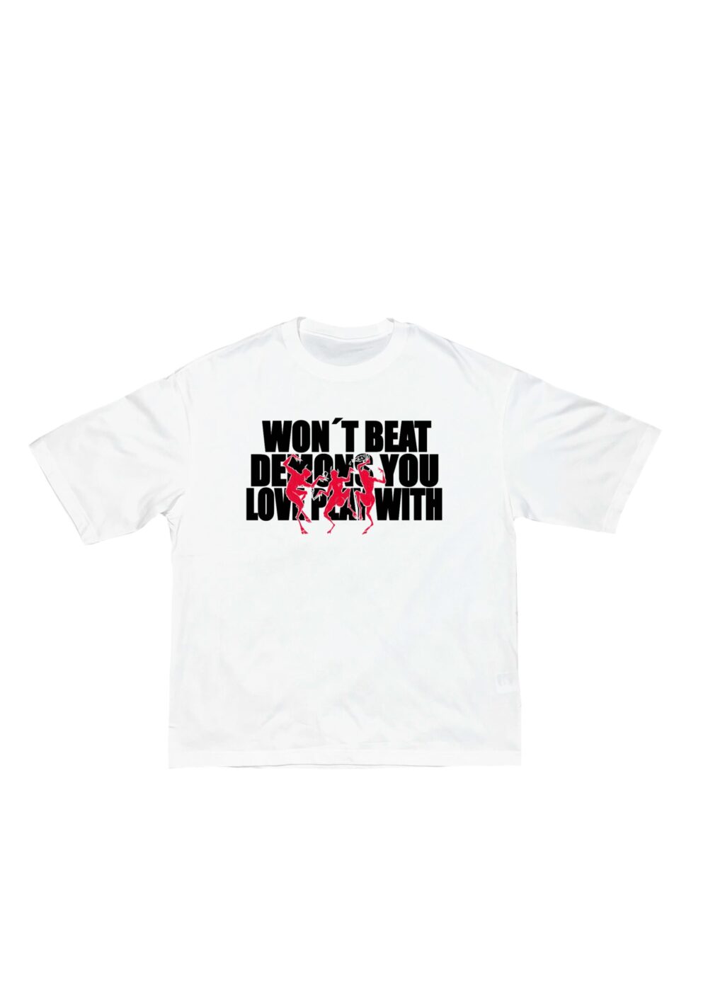 010DROP Demons Camiseta Blanca, LOCALNV