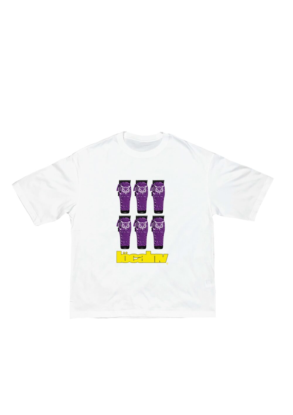 011DROP Cotosbarber Camiseta Blanca, LOCALNV