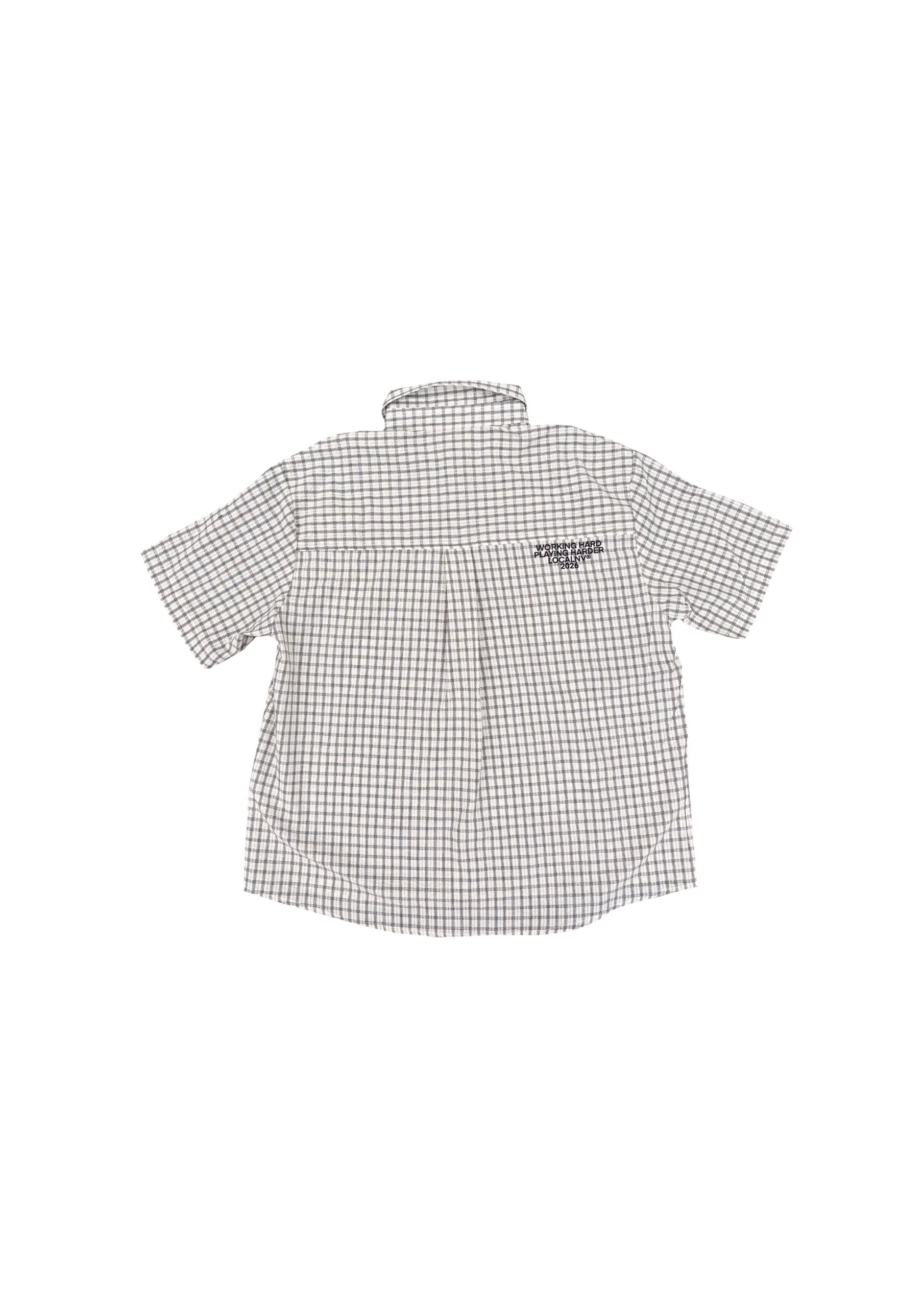 012DROP CHECK CAMISA BEIGE - Imagen 2