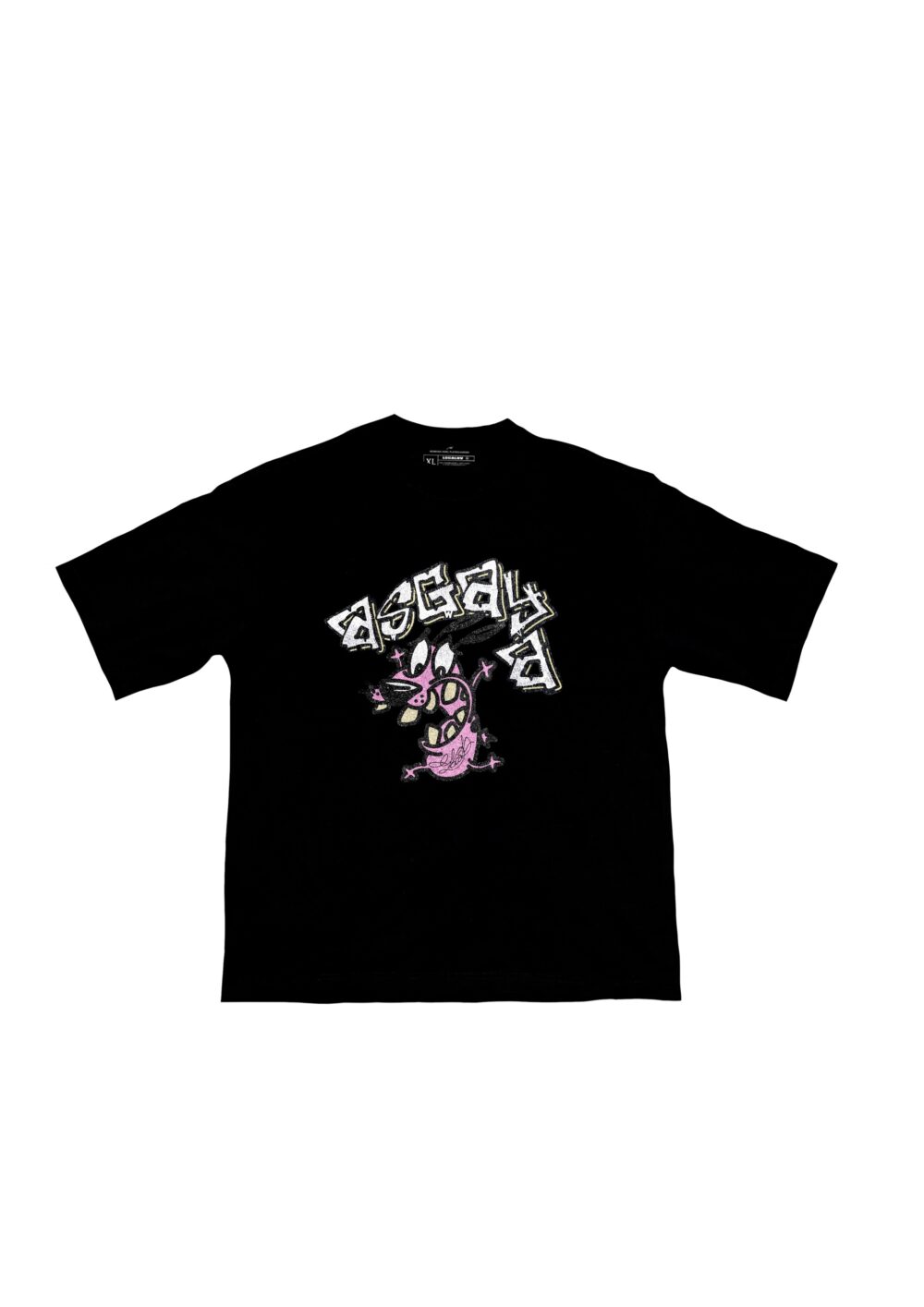 012DROP Asgaya Camiseta Negra, LOCALNV