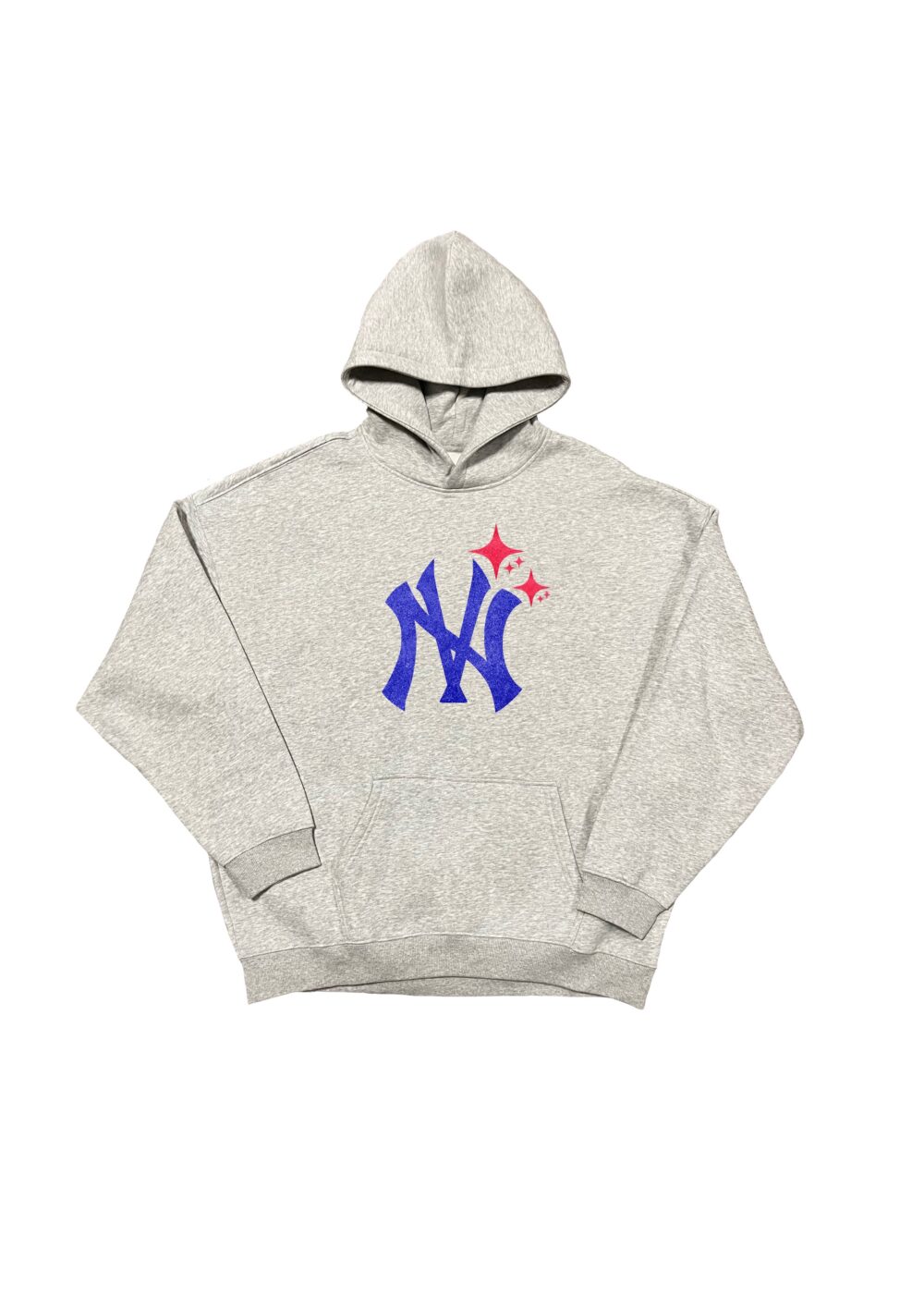 Sudadera gris con capucha localnv 012DROP