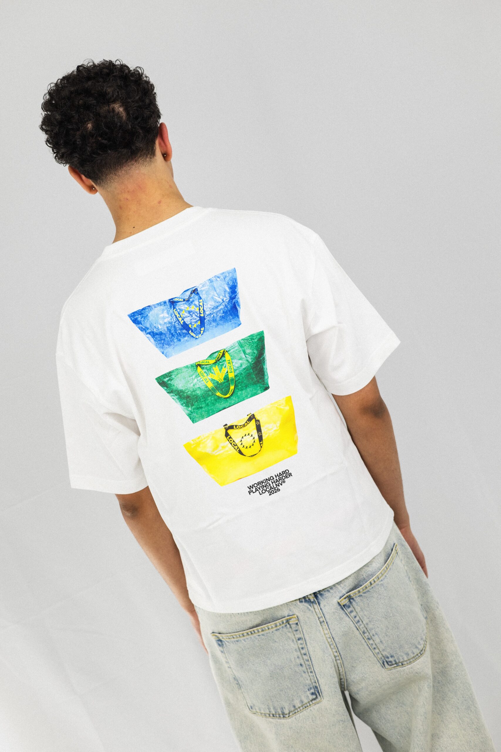 012DROP TOTE BAG CAMISETA BLANCA - Imagen 3