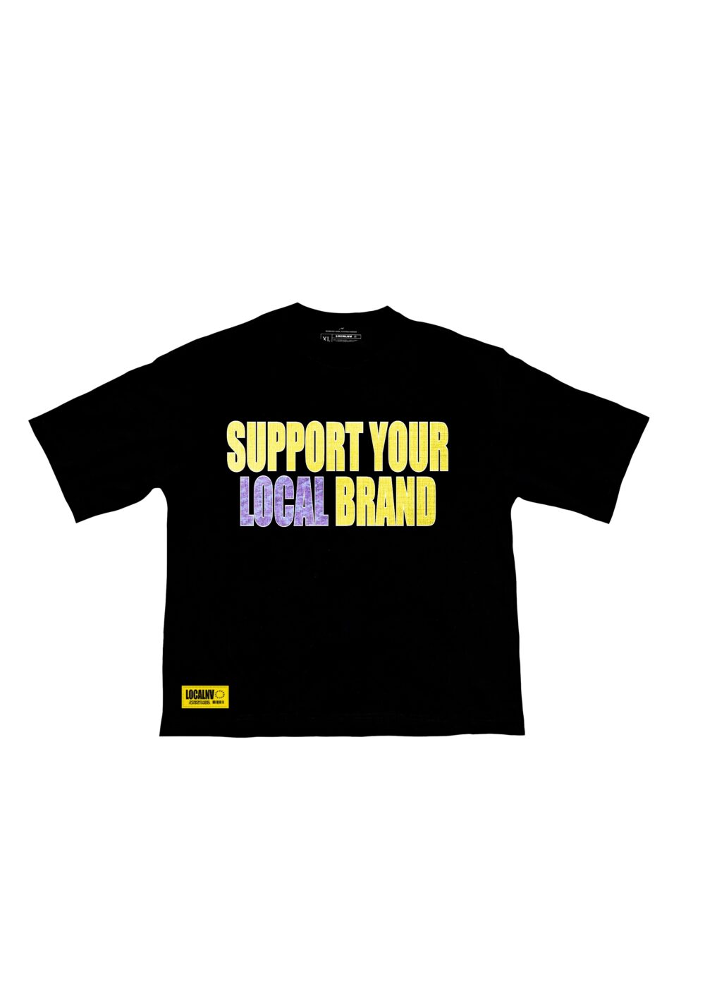 013DROP SUPPORT CAMISETA NEGRA