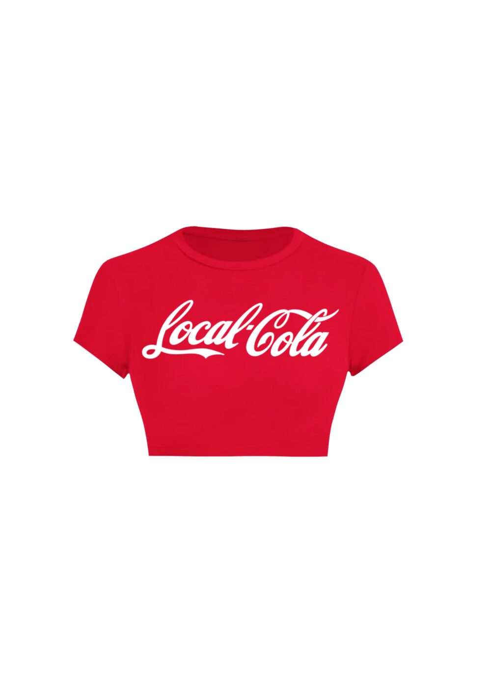 013DROP LOCAL-COLA CROP TOP