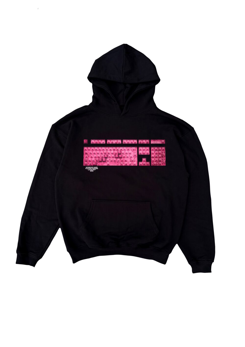 013DROP IBM Keyboard Sudadera Negra, LOCALNV