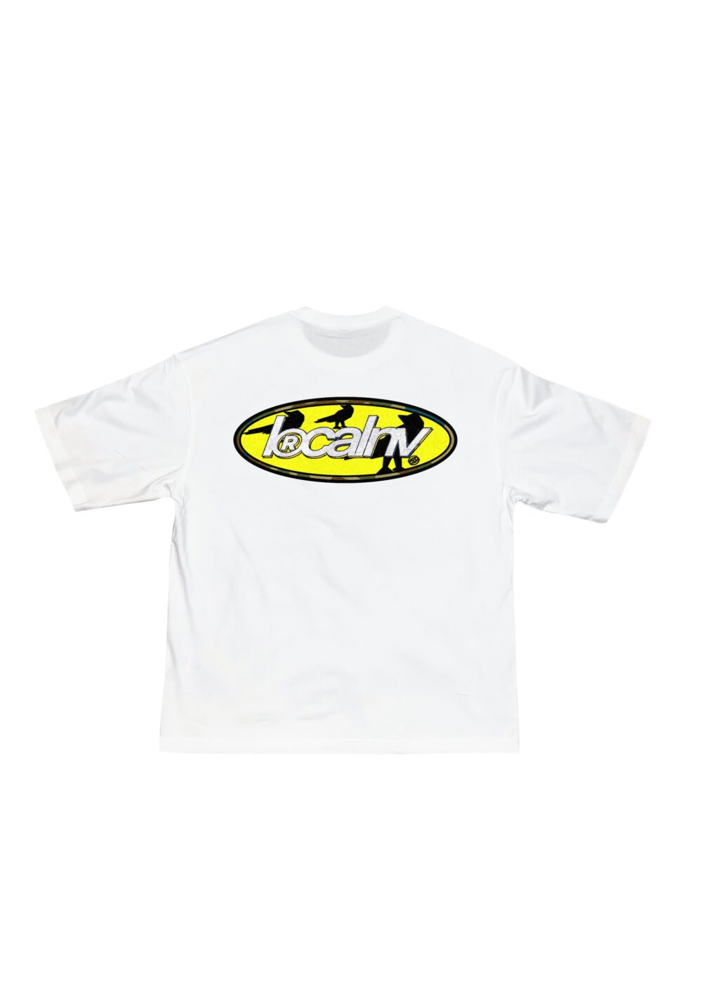 013DROP RAVEN LOGO CAMISETA BLANCA