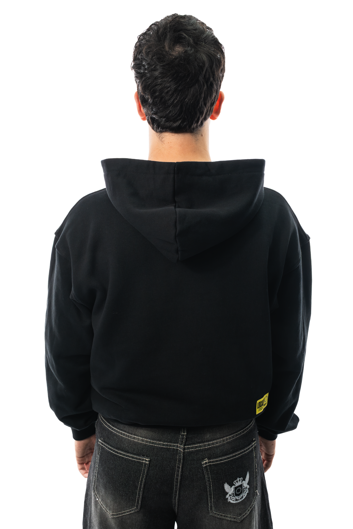 013DROP WORDMARK SUDADERA NEGRA - Imagen 4