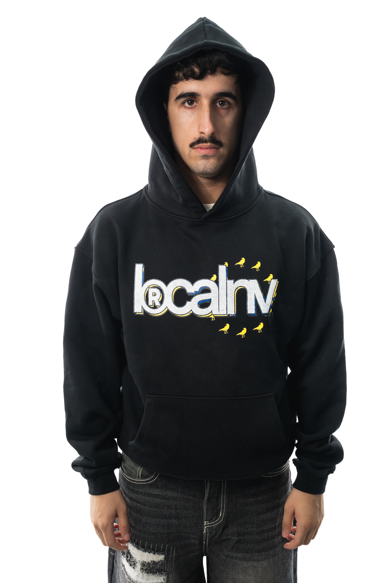 013DROP WORDMARK SUDADERA NEGRA - Imagen 7