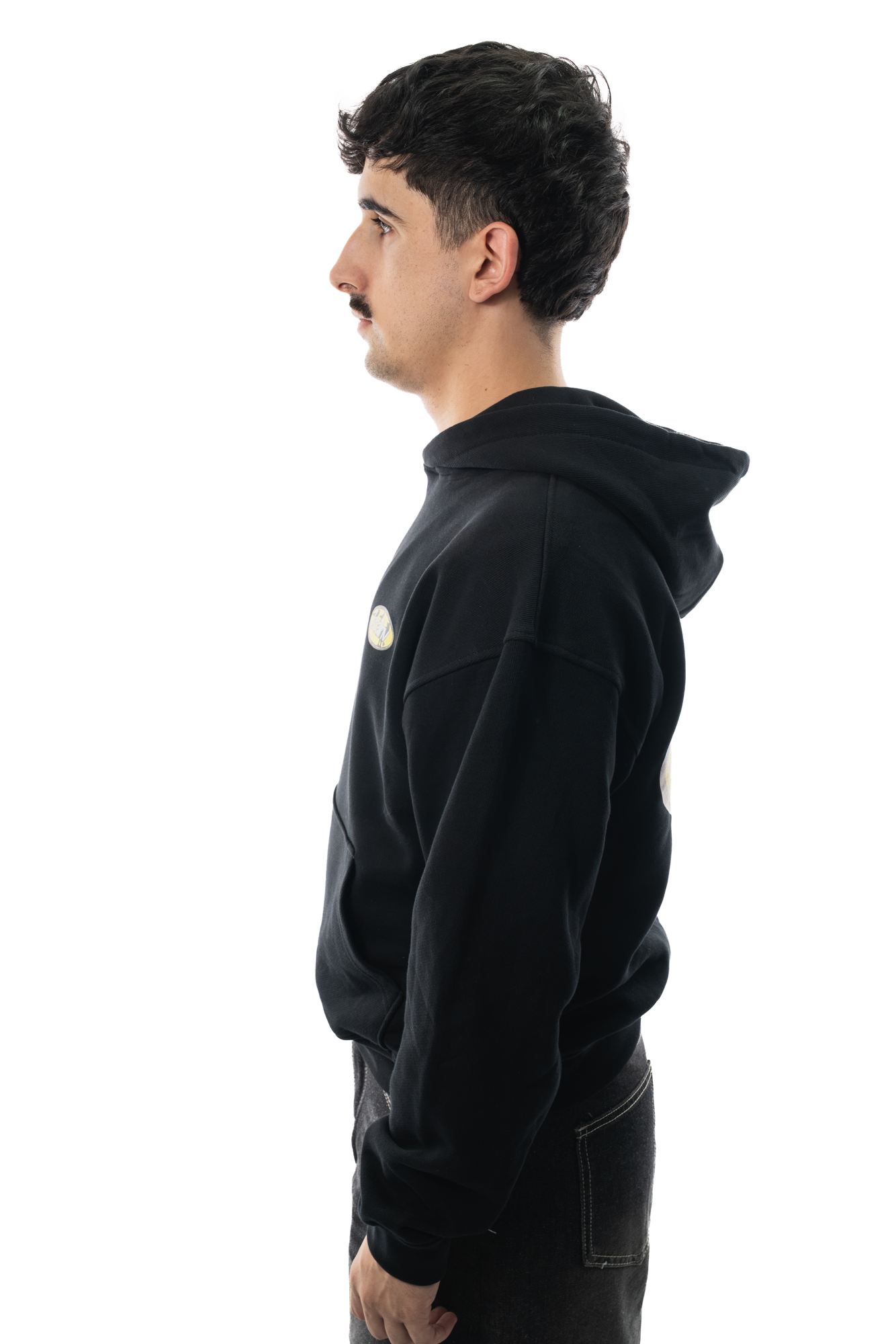013DROP RAVEN LOGO SUDADERA NEGRA - Imagen 6