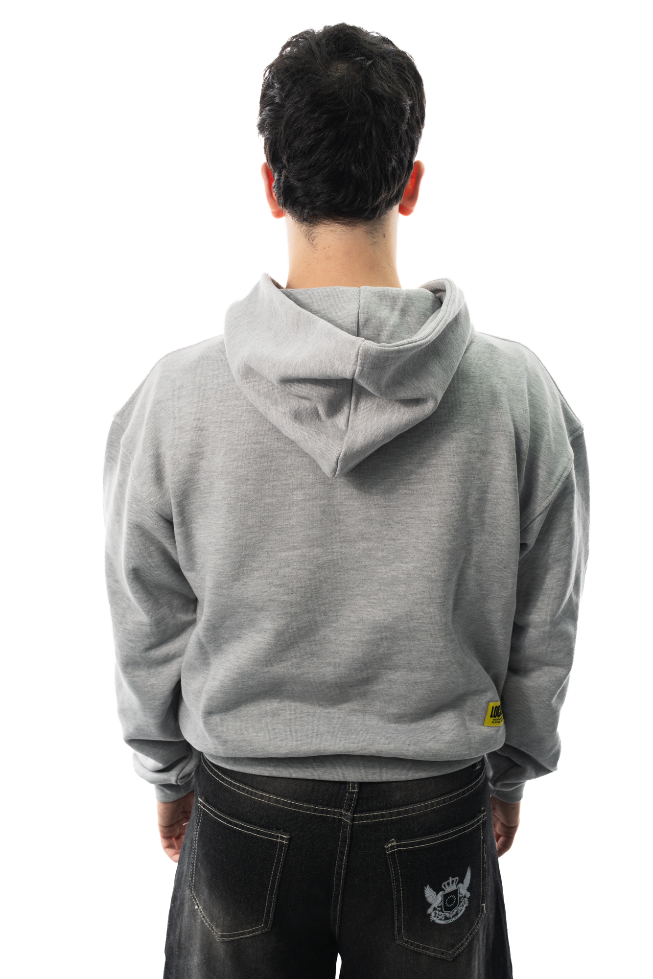 013DROP WORDMARK SUDADERA GRIS - Imagen 4