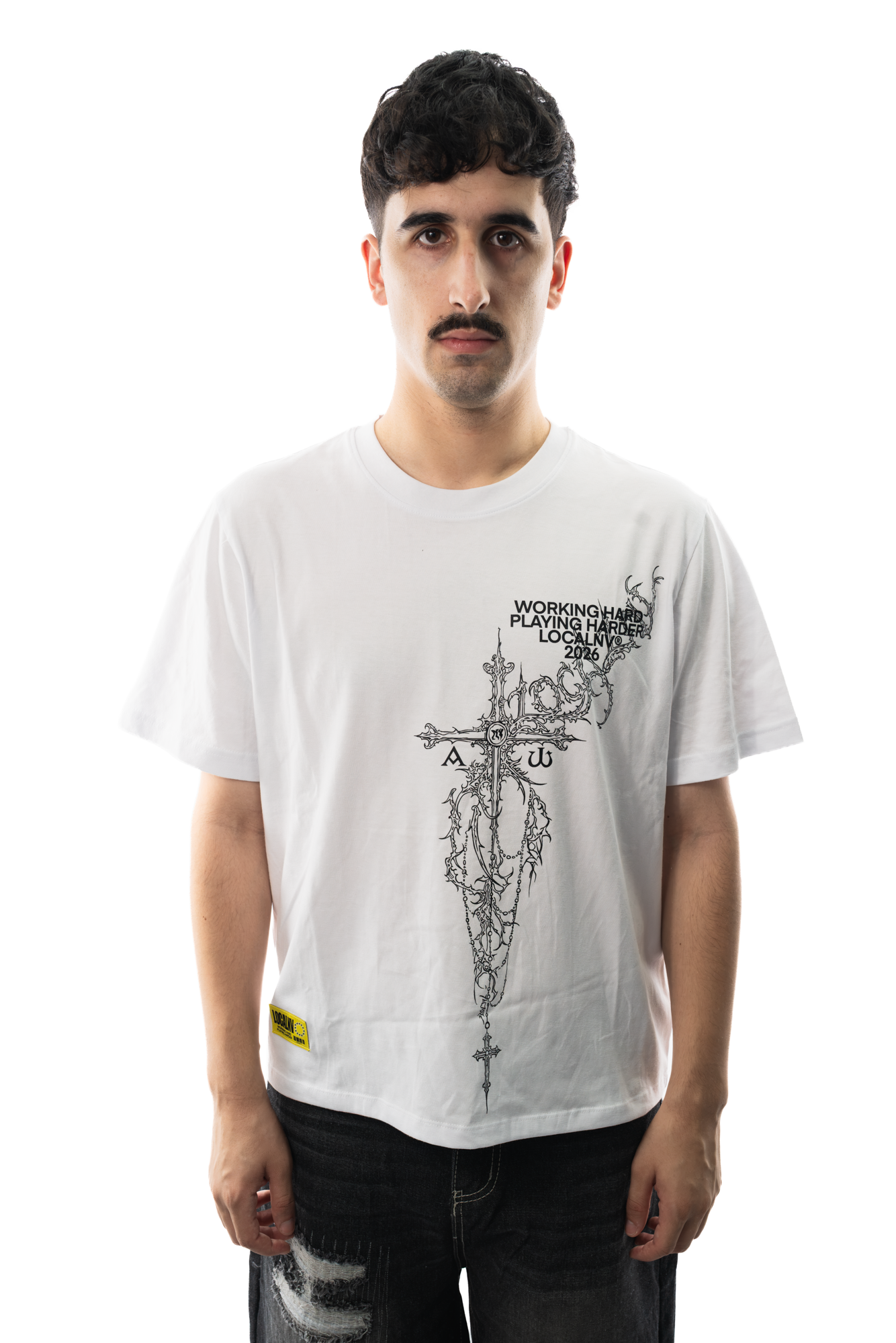 013DROP VICTORY CROSS CAMISETA BLANCA - Imagen 3
