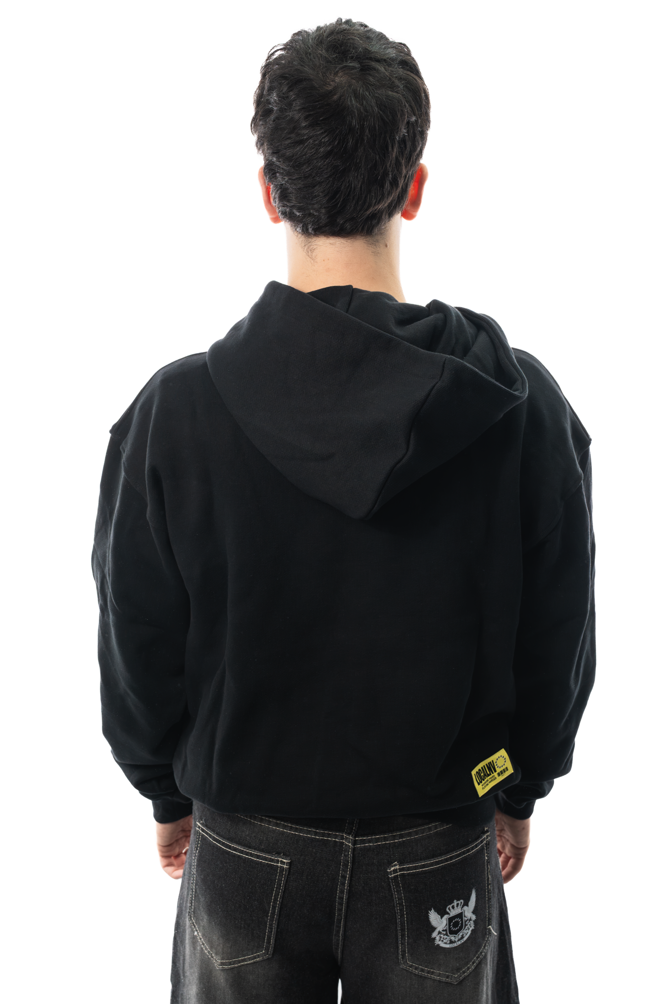013DROP SUPPORT SUDADERA NEGRA - Imagen 3